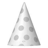 グレードットパーティーハット パーティーハット (左)