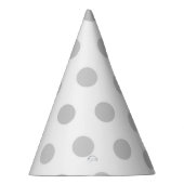 グレードットパーティーハット パーティーハット (右)