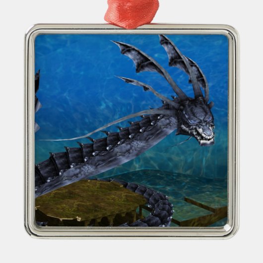 グレードラゴンスクエアオーナメント メタルオーナメント (正面)