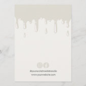 グレードリップタイポグラフィメニューベーカリー価格表 メニュー (裏面)