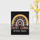 グレードリームチーム先生キッズ新学期ギフト カード (黄色い花)