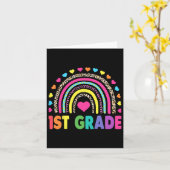 グレードレインボーガールズボーイズ先生チーム1年生Sq カード (黄色い花)
