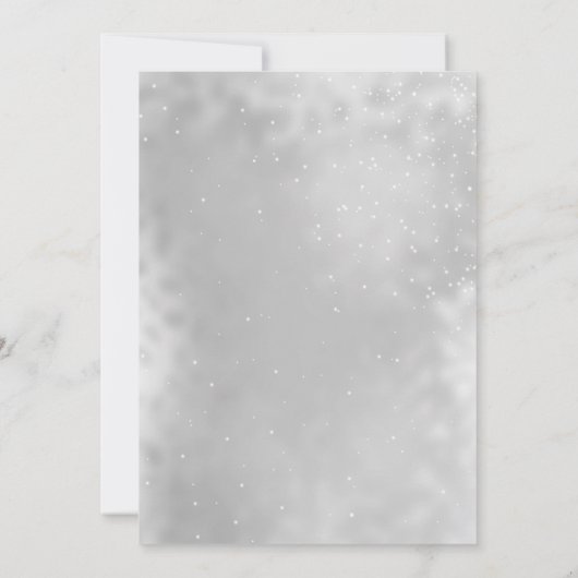 グレードレスネイビーブルーキンセニェラ 招待状 (裏面)