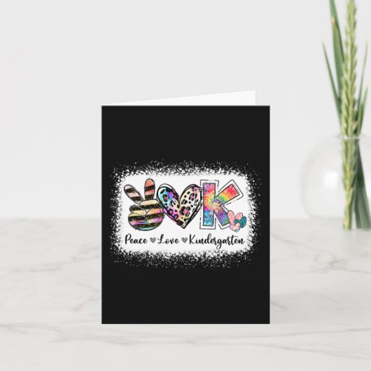 グレード先生ピースラブ幼稚園チームキンダー カード (正面)