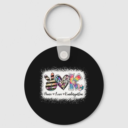 グレード先生ピースラブ幼稚園チームキンダー キーホルダー (正面)