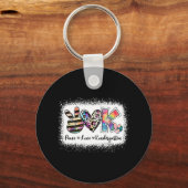 グレード先生ピースラブ幼稚園チームキンダー キーホルダー (正面)