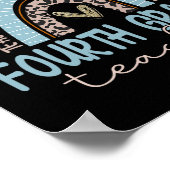 グレード先生レオパドボホレインボー新学期 ポスター (角)