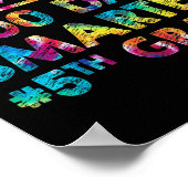 グレード先生1000頭が切れる日100日の学校 ポスター (角)