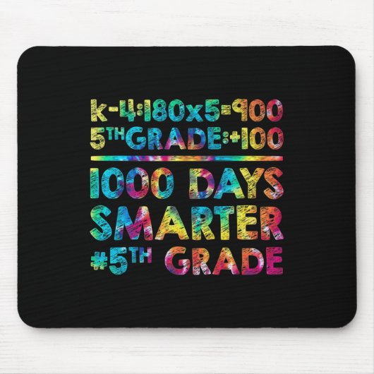 グレード先生1000頭が切れる日100日の学校 マウスパッド (正面)