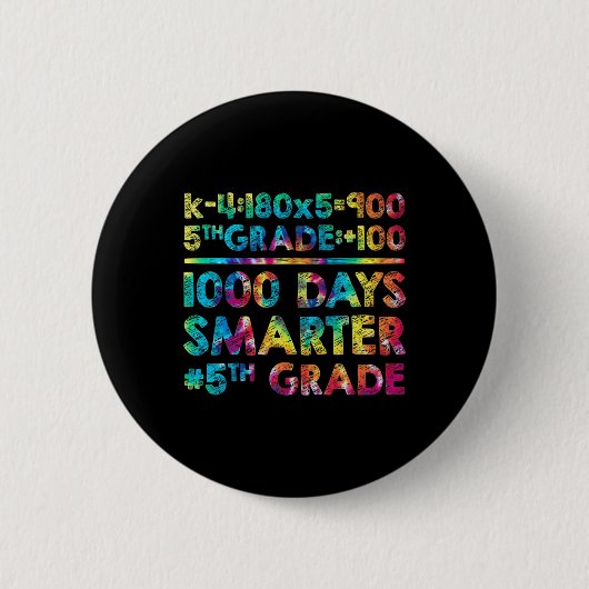 グレード先生1000頭が切れる日100日の学校 缶バッジ (正面)