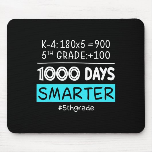 グレード先生1000頭が切れる日100日のScho マウスパッド (正面)