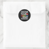 グレード先生Tee Dream Team赤3グレードTeache ラウンドシール (バッグ)