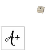 グレード紙へのプラスウッドスタンパー ラバースタンプ (押印)