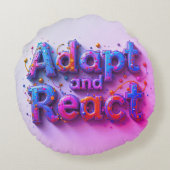 グレード綿に適応して反応する ラウンドクッション (裏面)