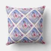 グレードA綿装飾用クッション20x20/バタフライ クッション (裏面)