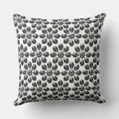 グレードA綿装飾用クッション20x20/花 クッション (裏面)