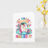 グレードNailed It卒業ガールUnicorn卒業2 カード (黄色い花)