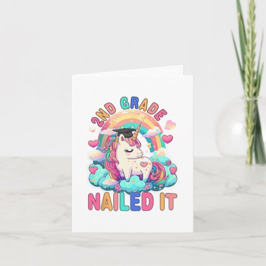 グレードNailed It卒業ガールUnicorn卒業2 カード (正面)