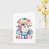 グレードNailed It卒業ガールUnicorn卒業2 カード (黄色い花)