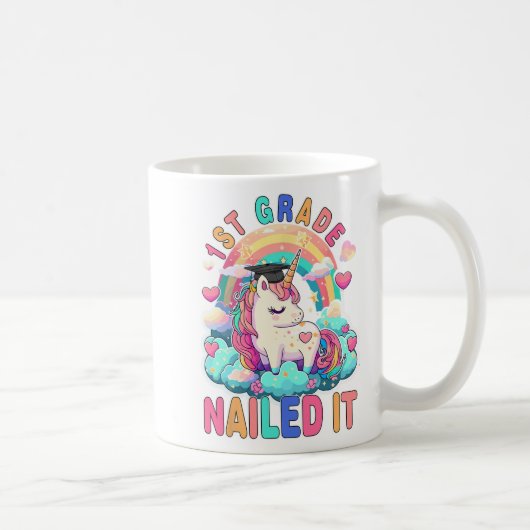 グレードNailed It卒業ガールUnicorn卒業2 コーヒーマグカップ (右)