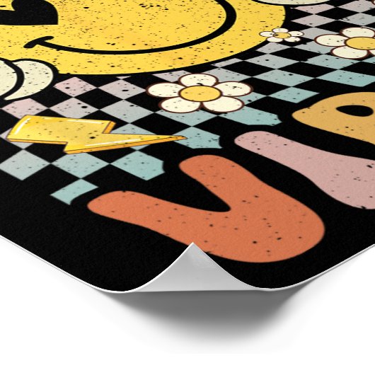 グレードVibes第1グレードレトロ先生Schの第1日目 ポスター (角)