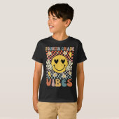 グレードVibes 4級レトロ先生1日目Sch Tシャツ (正面フル)