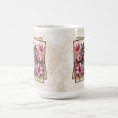 グレーネコの花 コーヒーマグカップ (中央)