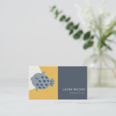 グレーネービーオークレかわいいサンディ·リトルフィッシュベイビシッター 名刺 (スタンド正面)