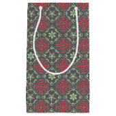 グレーノルディエレガントックウィンタートレンディースノーフレーク スモールペーパーバッグ (正面)