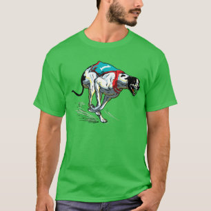 グレーハウンドの競走犬 Tシャツ