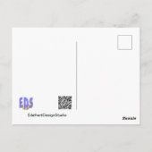 グレーハクセンの誕生日ポストカード ポストカード (裏面)