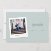 グレーハッピーパウィデイズペットラバーホリデーフォトカード シーズンカード (裏面)