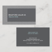 グレーハニカムパターン名刺 名刺 (正面/裏面)