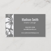 グレーハワイアン熱帯低気圧;サマーパーム 名刺 (裏面)