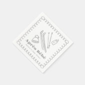 グレーハンドドロードエールベベベビーブシャワー スタンダードカクテルナプキン (角)