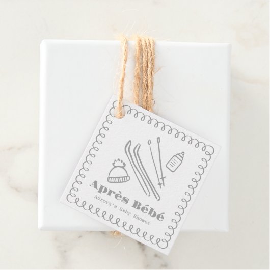 グレーハンドドロードエールベベベビーブシャワー フェイバータグ (インサイチュ)