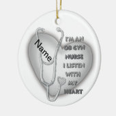グレーハートオブギンナース セラミックオーナメント (左)