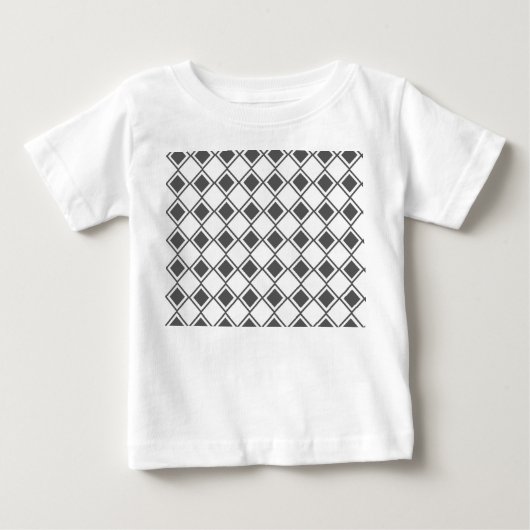 グレーハーレクイン ベビーTシャツ (正面)