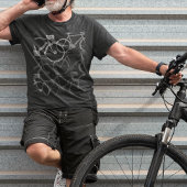 グレーバイク/自転車サイクリング Tシャツ