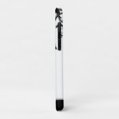 グレーバタフライガーデンパーソナライズされた Case-Mate iPhoneケース (裏面/左)