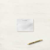 グレーバックグラウンエレガントドプレーンシンプルプロフェッショナル ポストイット (デスク上)