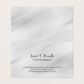 グレーバックグラウンエレガントドプレーンシンプルプロフェッショナル 名刺 (外部フラット)