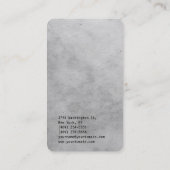 グレーバックグラウンシンプルドトレンディーコンサルタント 名刺 (裏面)
