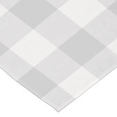 グレーバッファローチェック |農家モダン家 ショートテーブルランナー (コーナー)