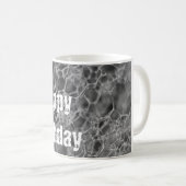 グレーバブルデザイン コーヒーマグカップ (正面右)