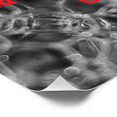 グレーバブルデザイン ポスター (コーナー)