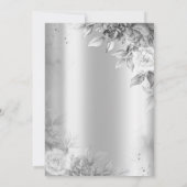 グレーバラシルバー80thバースデーパーティー 招待状 (裏面)