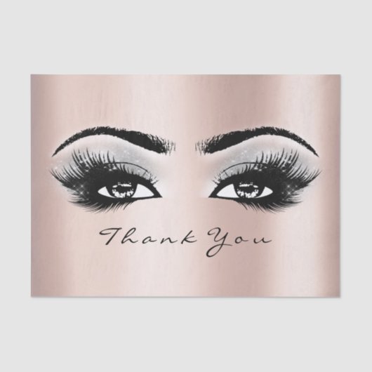 グレーバラ金ゴールド赤面まばたきサンキューアイズ 薄葉紙 (正面)