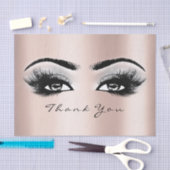 グレーバラ金ゴールド赤面まばたきサンキューアイズ 薄葉紙 (クラフト)