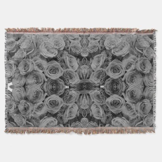 グレーバラ、グレーフローラ写真 スローブランケット (正面)